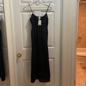 H&M BLACK MAXI DRESS